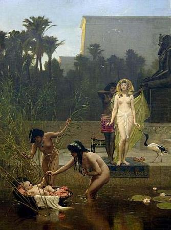 Frederick Goodall The Finding of Moses by Frederick Goodall oil painting picture